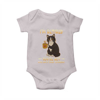 Funny I Am Retired You Are Not Have Fun At Work Tomorrow Baby Onesie Black Cat - Wonder Print Shop