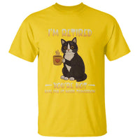 Funny I Am Retired You Are Not Have Fun At Work Tomorrow T Shirt Black Cat - Wonder Print Shop