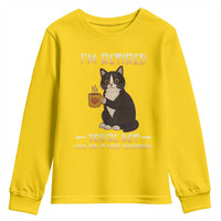 Funny I Am Retired You Are Not Have Fun At Work Tomorrow Youth Sweatshirt Black Cat - Wonder Print Shop