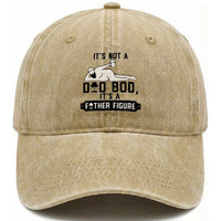 Funny Dad Washed Cotton Baseball Cap It Is Not A Dad Bod It Is A Father Figure