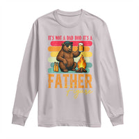 Funny Bear Dad Long Sleeve Shirt It Is Not A Dad Bod It Is A Father Figure - Wonder Print Shop