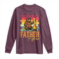 Funny Bear Dad Long Sleeve Shirt It Is Not A Dad Bod It Is A Father Figure - Wonder Print Shop