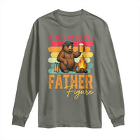 Funny Bear Dad Long Sleeve Shirt It Is Not A Dad Bod It Is A Father Figure - Wonder Print Shop