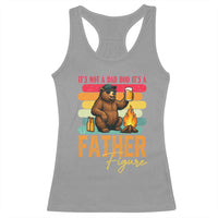 Funny Bear Dad Racerback Tank Top It Is Not A Dad Bod It Is A Father Figure - Wonder Print Shop