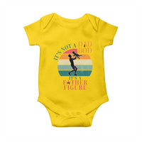 It Is Not A Dad Bod It Is A Father Figure Baby Onesie Funny Dad Saying - Wonder Print Shop