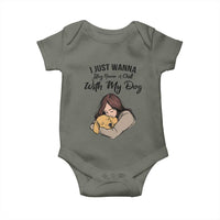 Funny Dog Lover Baby Onesie I Just Wanna Stay Home With My Dog - Wonder Print Shop