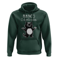Funny Cat Lover Hoodie Fun Fact I Do Not Care Quote - Wonder Print Shop