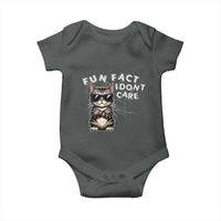 Fun Fact I Do Not Care Baby Onesie Grumpy Cat Lover - Wonder Print Shop