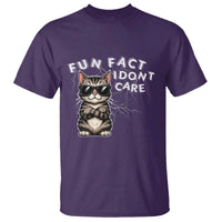 Fun Fact I Do Not Care T Shirt Grumpy Cat Lover - Wonder Print Shop