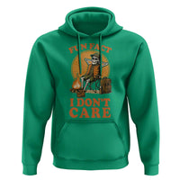 Fun Fact I Do Not Care Hoodie Funny Skeleton - Wonder Print Shop