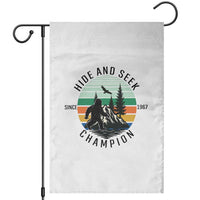 Hide And Seek Champion Garden Flag Bigfoot Lover Gift - Wonder Print Shop