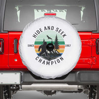 Hide And Seek Champion Spare Tire Cover Bigfoot Lover Gift - Wonder Print Shop