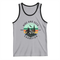 Hide And Seek Champion Tank Top Bigfoot Lover Gift - Wonder Print Shop