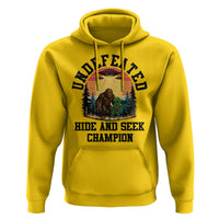Funny Bigfoot And Alien Gift Hoodie Undefeated Hide And Seek Champion - Wonder Print Shop