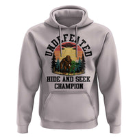 Funny Bigfoot And Alien Gift Hoodie Undefeated Hide And Seek Champion - Wonder Print Shop