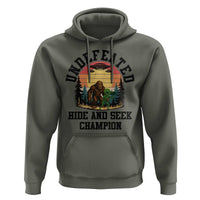 Funny Bigfoot And Alien Gift Hoodie Undefeated Hide And Seek Champion - Wonder Print Shop