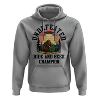 Funny Bigfoot And Alien Gift Hoodie Undefeated Hide And Seek Champion - Wonder Print Shop