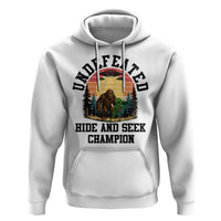 Funny Bigfoot And Alien Gift Hoodie Undefeated Hide And Seek Champion - Wonder Print Shop