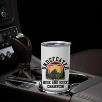 Funny Bigfoot And Alien Gift Tumbler Cup Undefeated Hide And Seek Champion