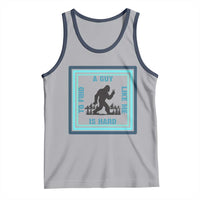 Bigfoot Lover Gift Tank Top A Guy Like Me Is Hard To Find - Wonder Print Shop