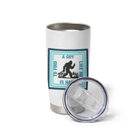 Bigfoot Lover Gift Tumbler Cup A Guy Like Me Is Hard To Find