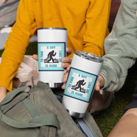 Bigfoot Lover Gift Tumbler Cup A Guy Like Me Is Hard To Find