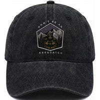 Bigfoot Lover Gift Washed Cotton Baseball Cap Do Not Be An Assquatch