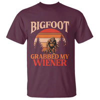Bigfoot Grabbed My Wiener T Shirt Funny Dachshund Lover Gift - Wonder Print Shop