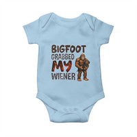 Bigfoot Grabbed My Wiener Baby Onesie Funny Dog Lover Gift - Wonder Print Shop