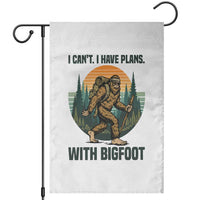 I Cant I Have Plans With Bigfoot Garden Flag Funny Cryptid Lover Gift - Wonder Print Shop