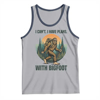 I Cant I Have Plans With Bigfoot Tank Top Funny Cryptid Lover Gift - Wonder Print Shop