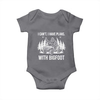 Funny Bigfoot Driving Car Baby Onesie I Cant I Have Plans With Bigfoot - Wonder Print Shop