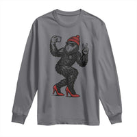 Funny Sexy Bigfoot Selfie Long Sleeve Shirt Sasquatch Lover Gift