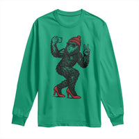 Funny Sexy Bigfoot Selfie Long Sleeve Shirt Sasquatch Lover Gift
