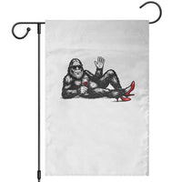 Funny Sassquatch Sexy Garden Flag Bigfoot With Cocktail Party Humor - Wonder Print Shop