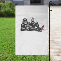 Funny Sassquatch Sexy Garden Flag Bigfoot With Cocktail Party Humor - Wonder Print Shop