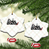 Funny Sassquatch Sexy Ceramic Ornament Bigfoot With Cocktail Party Humor - Wonder Print Shop