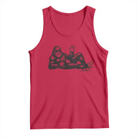 Funny Sassquatch Sexy Tank Top Bigfoot With Cocktail Party Humor - Wonder Print Shop