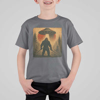 Samurai Bigfoot T Shirt For Kid Japanese Vintage Ukiyoe Style - Wonder Print Shop