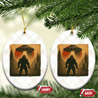 Samurai Bigfoot Ceramic Ornament Japanese Vintage Ukiyoe Style - Wonder Print Shop