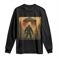 Samurai Bigfoot Long Sleeve Shirt Japanese Vintage Ukiyoe Style - Wonder Print Shop