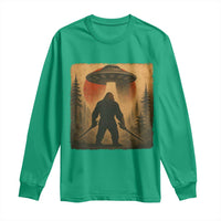 Samurai Bigfoot Long Sleeve Shirt Japanese Vintage Ukiyoe Style - Wonder Print Shop