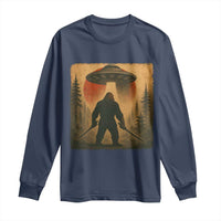 Samurai Bigfoot Long Sleeve Shirt Japanese Vintage Ukiyoe Style - Wonder Print Shop