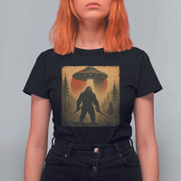 Samurai Bigfoot T Shirt For Women Japanese Vintage Ukiyoe Style - Wonder Print Shop