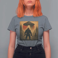 Samurai Bigfoot T Shirt For Women Japanese Vintage Ukiyoe Style - Wonder Print Shop