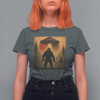 Samurai Bigfoot T Shirt For Women Japanese Vintage Ukiyoe Style - Wonder Print Shop