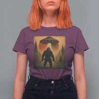 Samurai Bigfoot T Shirt For Women Japanese Vintage Ukiyoe Style - Wonder Print Shop