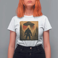 Samurai Bigfoot T Shirt For Women Japanese Vintage Ukiyoe Style - Wonder Print Shop