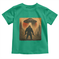 Samurai Bigfoot Toddler T Shirt Japanese Vintage Ukiyoe Style - Wonder Print Shop