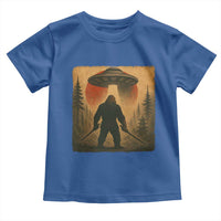 Samurai Bigfoot Toddler T Shirt Japanese Vintage Ukiyoe Style - Wonder Print Shop